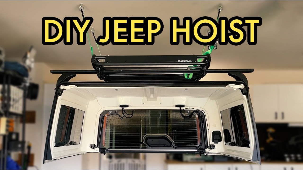 DIY Jeep Hardtop Hoist for under $20
