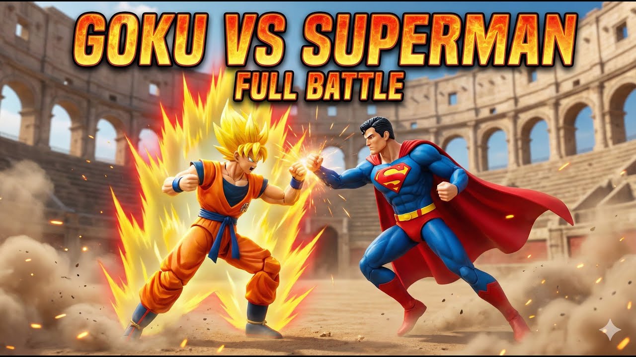Goku vs Superman: The Winner Will Shock You (Full Battle Ep 1)