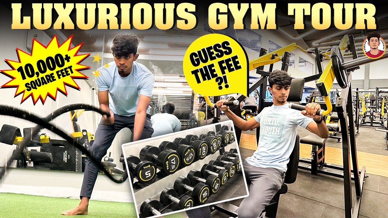 Luxurious Gym Tour Chennai📍 | 10,000+ Square Feet💥🤯 | Naveen’s Thought