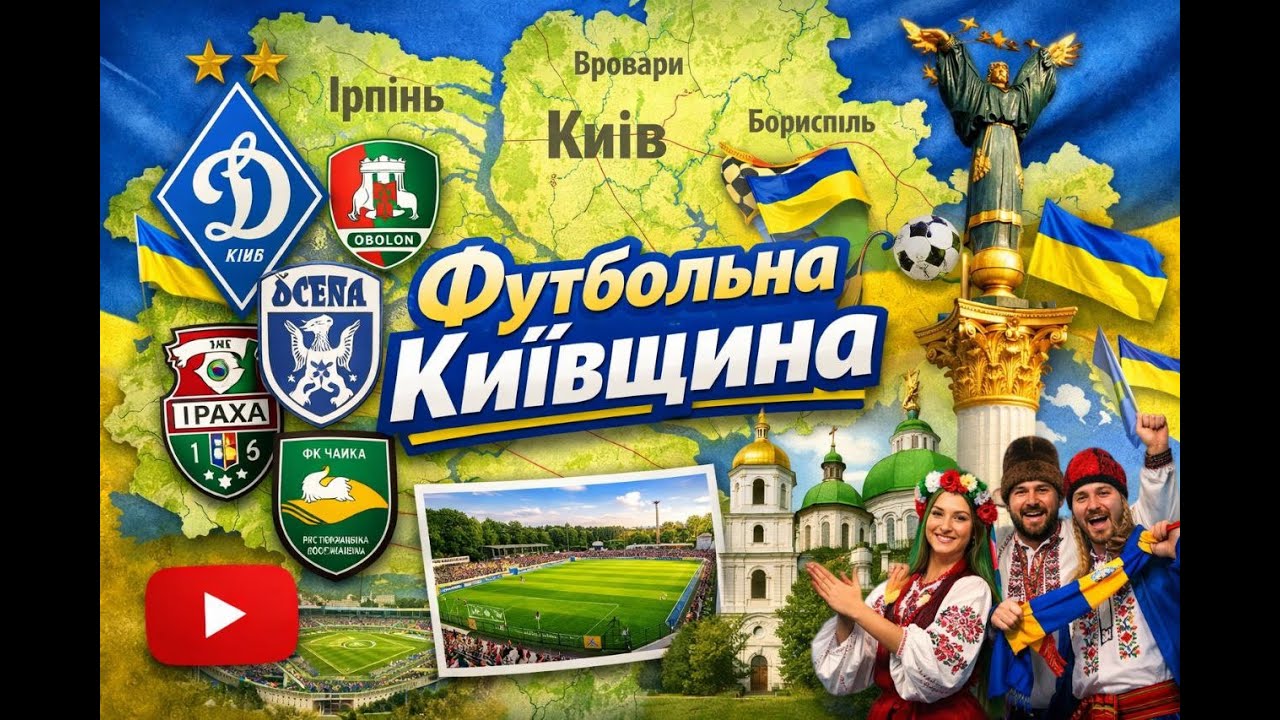 Футбол Київщини: значущий спадок, бурхливі баталії. Українська футбольна мапа