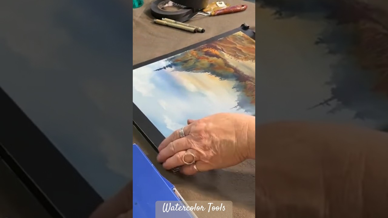Transform Your Watercolor Art with the Right Tools #shorts #ArtSuccess