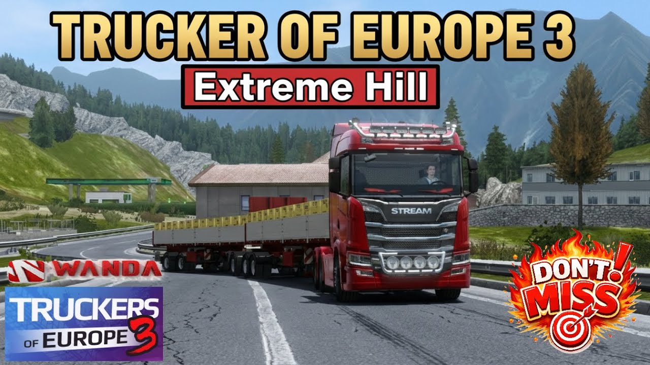 Sharp Curves & Narrow Roads 😳🚚 | Double Trolley | Trucker of Europe 3