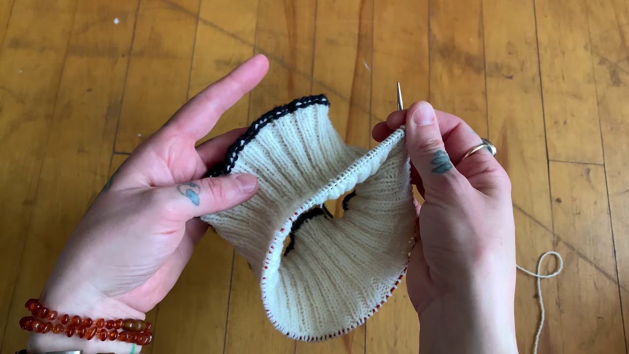 Top down folded collar join