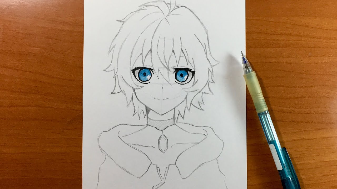 تعلم رسم ميكا من سيراف النهاية - خطوة بخطوة | تعليم رسم الانمي بطريقة احترافية