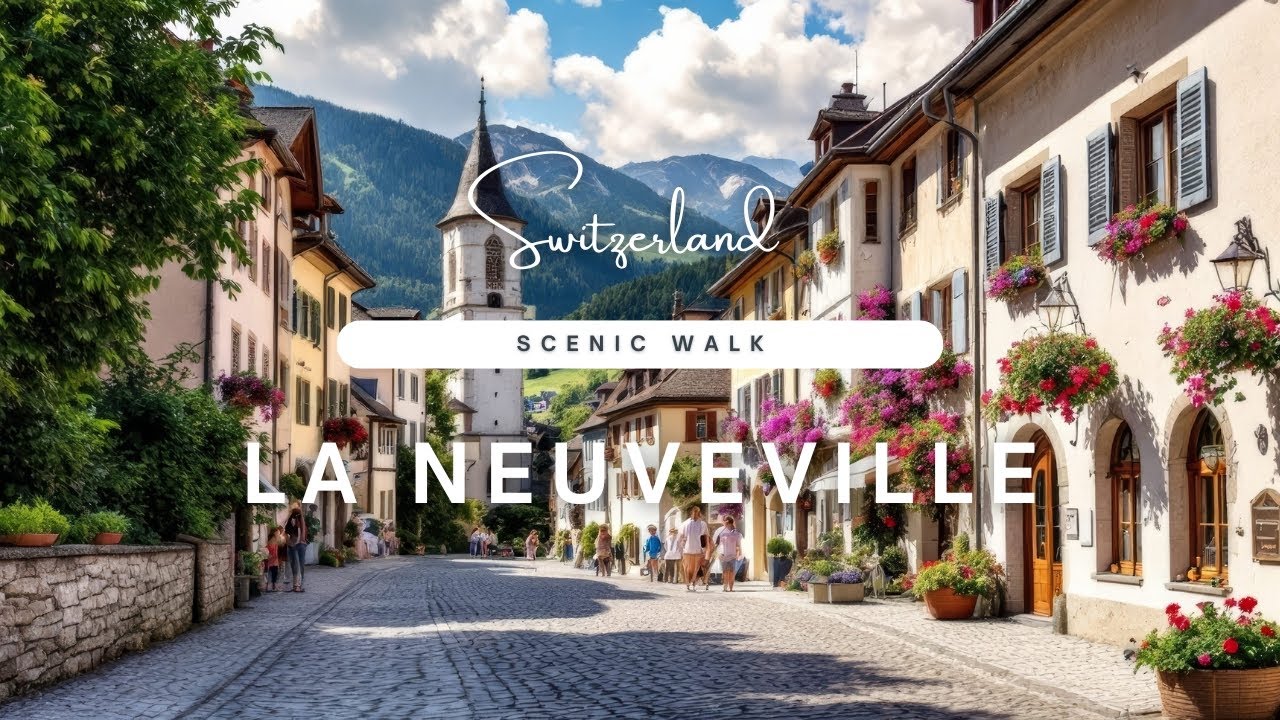 #32 ШВЕЙЦАРИЯ 🇨🇭 I Ла-Нёввиль – Очаровательная винодельческая деревня у озера Бьель