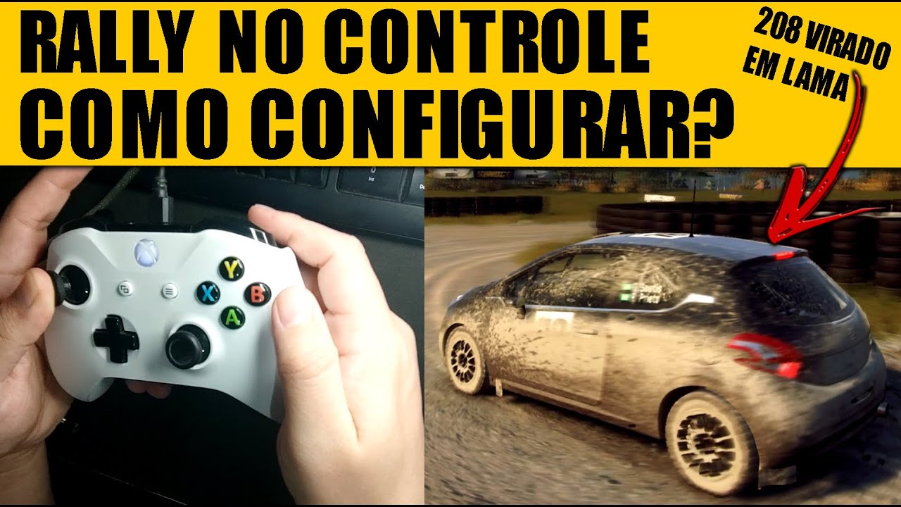 DIRT RALLY 2 | COMO CONFIGURAR PARA O JOYSTICK?  [Detalhado]