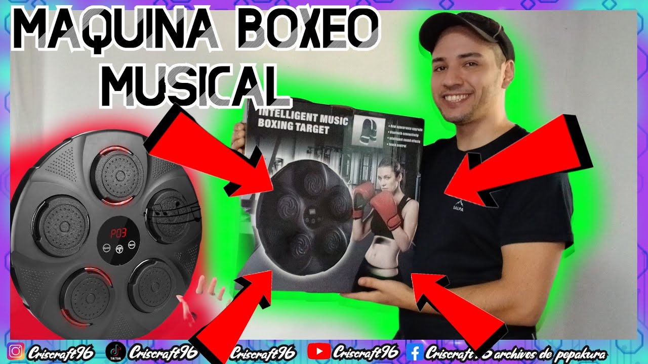 Maquina Boxeo Musical musical boxing pro intelligent music boxing target #review #reseña #unboxing