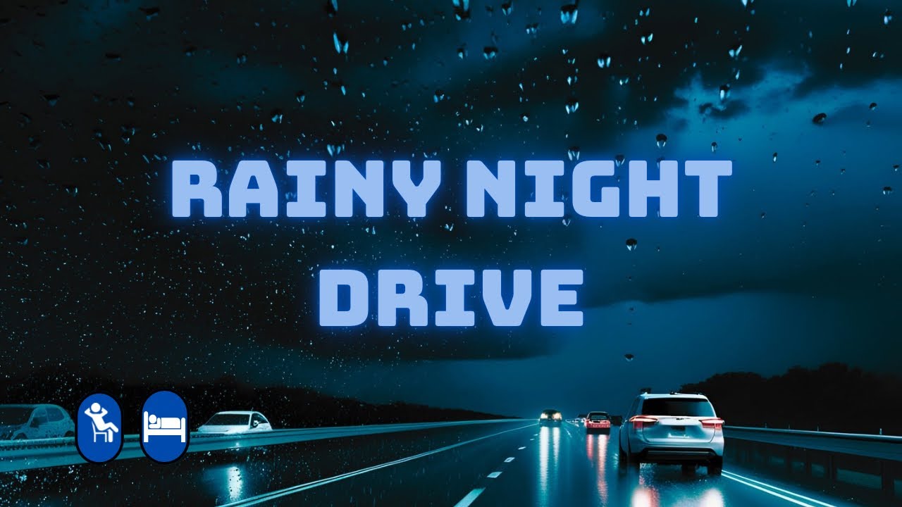 Rainy Night Highway Drive - A Lap Around I-465 Indianapolis Indiana