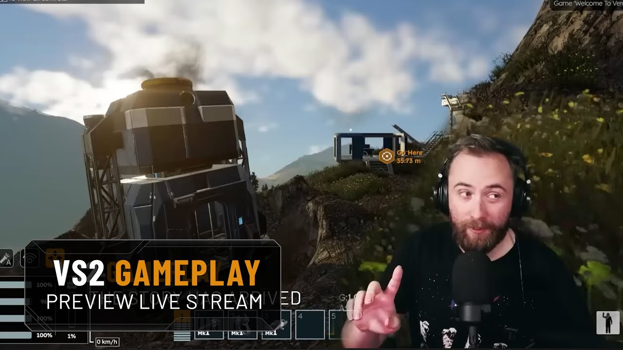 Gameplay: Space Engineers 2 &ndash; VS2 &ndash; Planets & Survival Foundations Live Stream