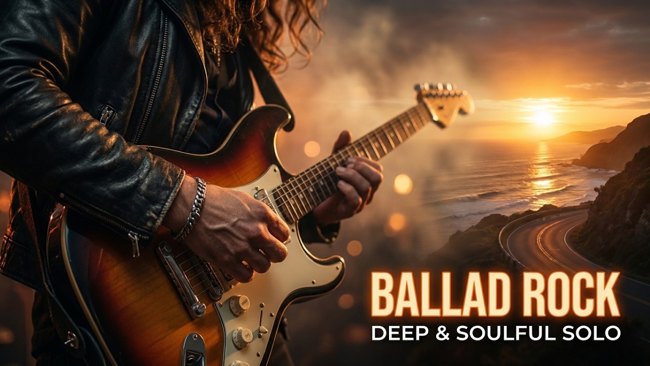 Ballad Rock | Instrumental Guitar Music - Deep & Soulful Electric Guitar Solo