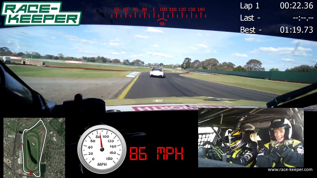 A Proper quick Hot Lap   Aussie style! Sandown. Melbourne