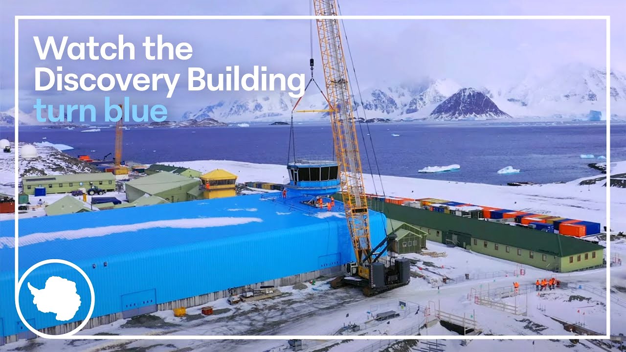 Timelapse | Building a modern research station in Antarctica | British Antarctic Survey