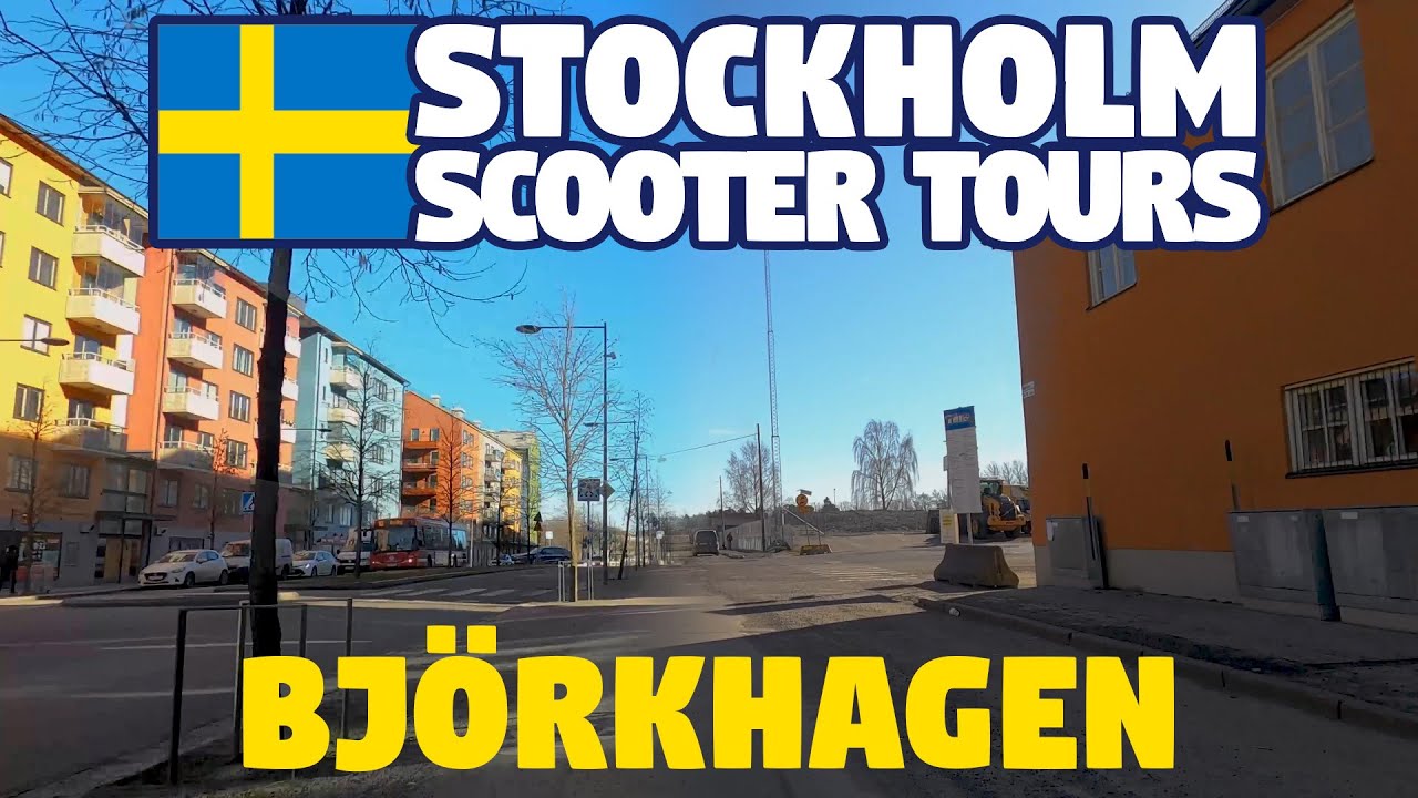 Stockholm Scooter Ride - Björkhagen, Årsta, Hammarbyhöjden