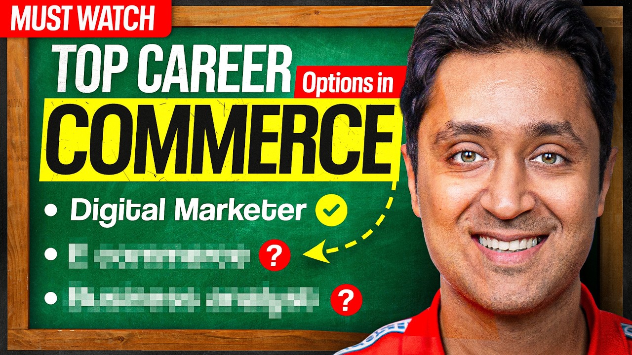 3 HIGH PAYING Career Options for Commerce Students | Shirish Gupta