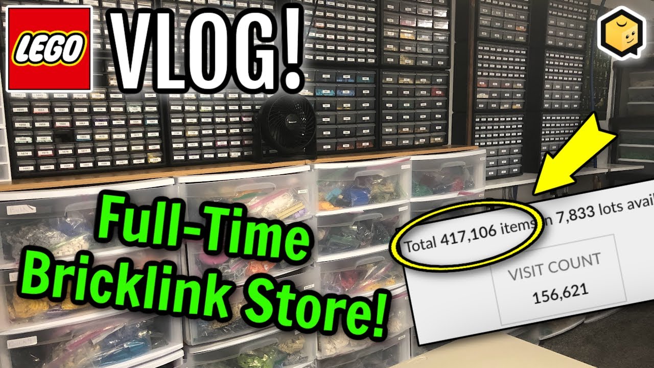Хватит ли 400 000 деталей для моего постоянного магазина LEGO Bricklink? LEGO Vlog №8
