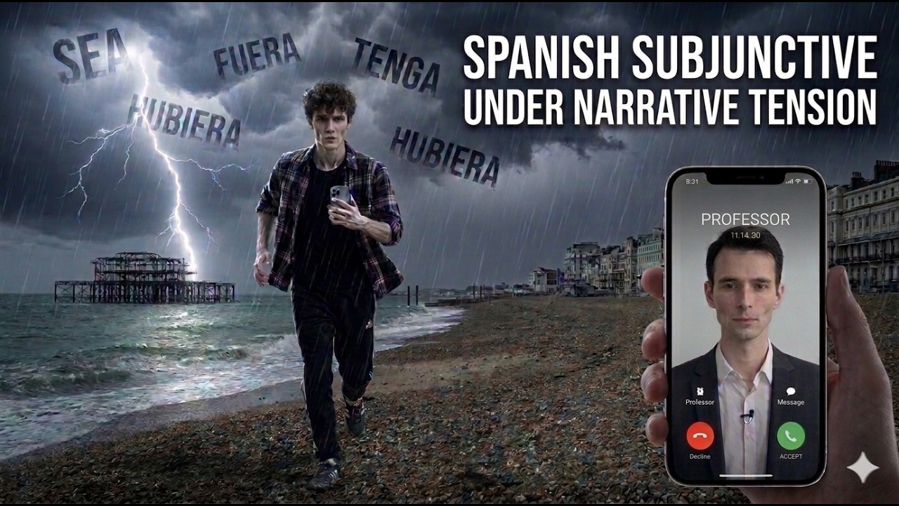 @lenguaEXPLorerEPISODE 22: The Spanish Subjunctive under Narrative Tension | The professor and Diego