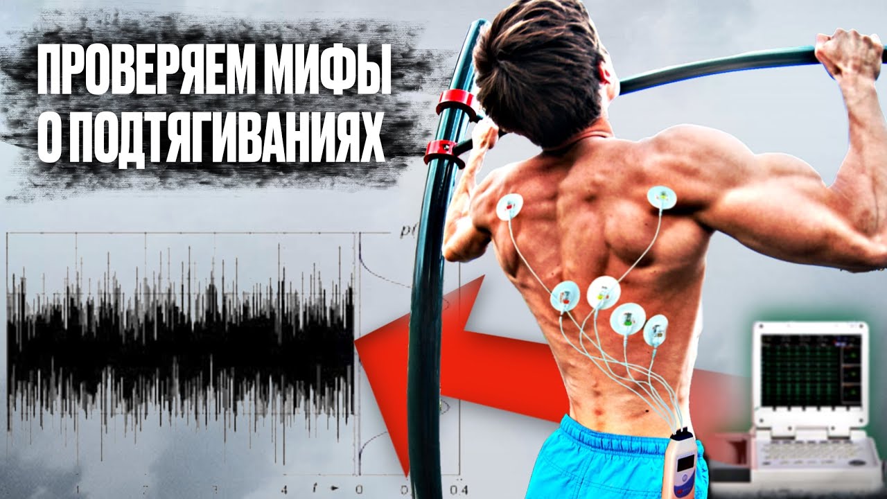 КАК РАБОТАЮТ МЫШЦЫ В ПОДТЯГИВАНИЯХ? ПОДТЯГИВАНИЯ НА БИЦЕПС-ЭТО МИФ?РАБОТАЕМ С МИОГРАФОМ!