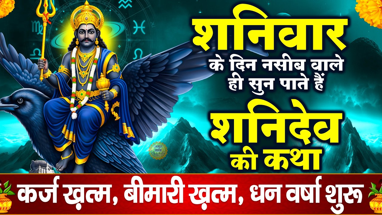 शनिवार स्पेशल -  आज शनिदेव की चमत्कारी कथा 