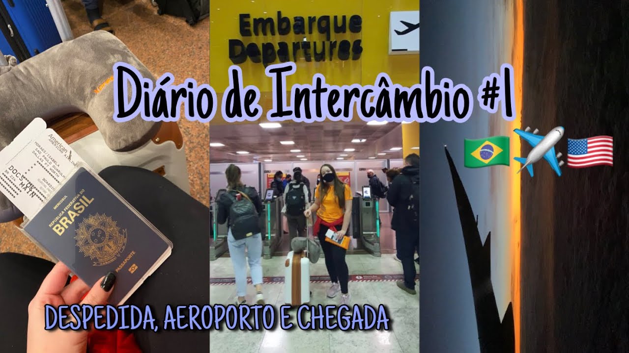 DESPEDIDA, AEROPORTO E CHEGADA | Diário de Intercâmbio🇺🇸 #1