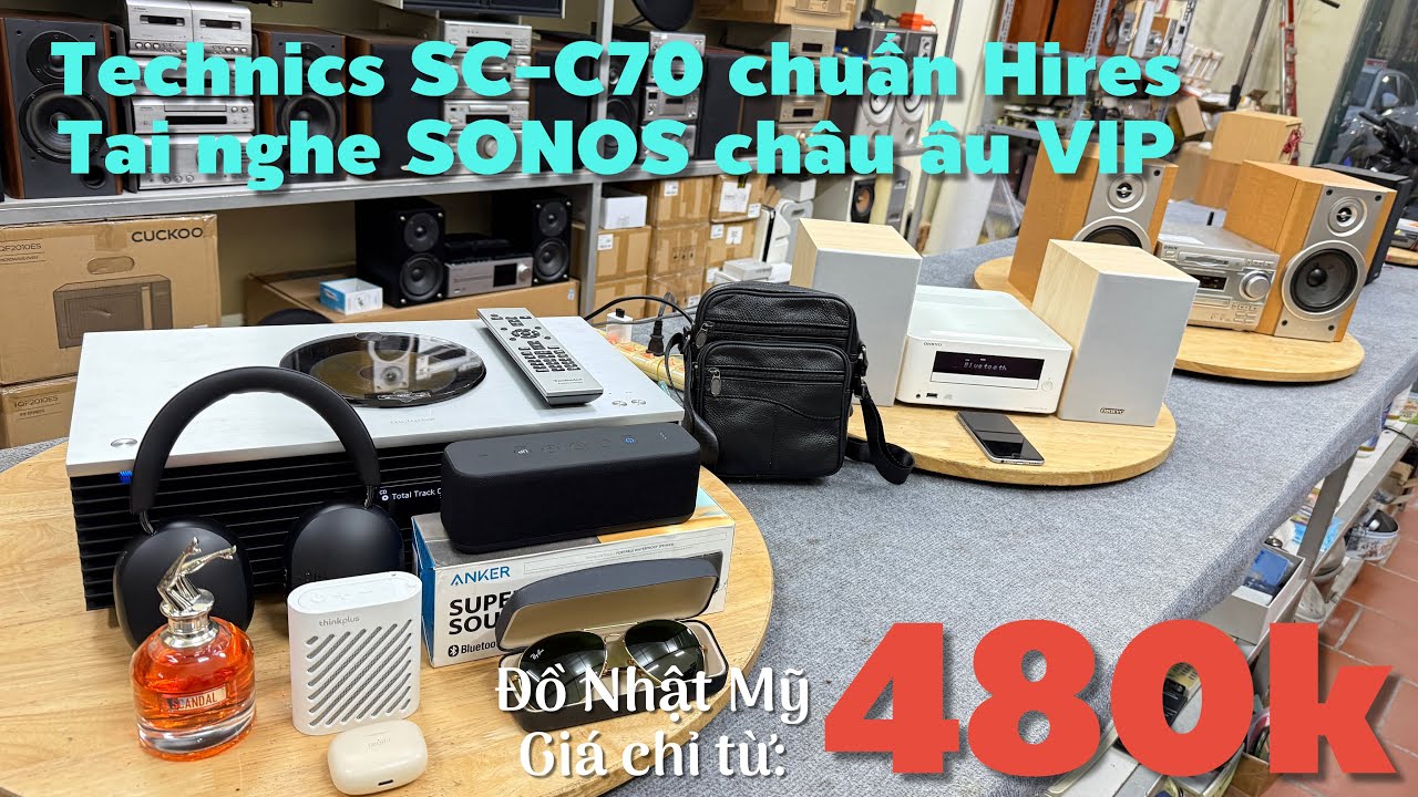 9/5/2026. Technics SC-C70 Hi-Res VIP standard. Sonos headphones liquidated at a super low price. ...