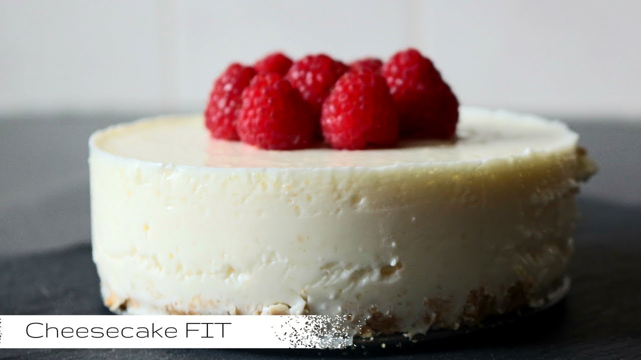 Cheesecake Saudável Com Framboesas | Cheesecake FIT | Cheesecake Proteico