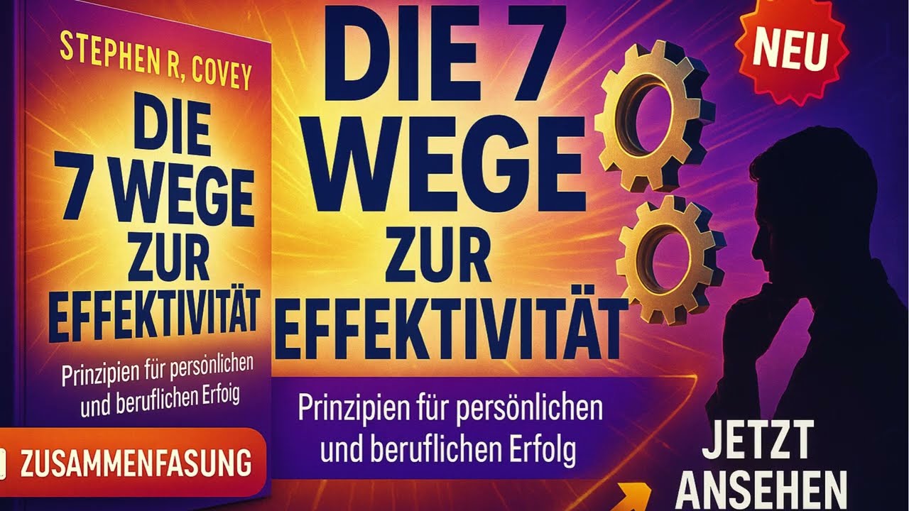 Die 7 Wege zur Effektivit&auml;t - Komplette BUCHZUSAMMENFASSUNG! 🎯