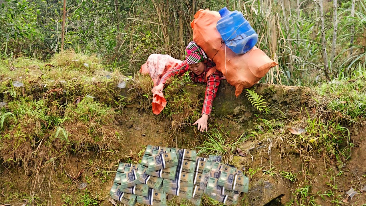 The girl who collected trash earned a lot of money. What should I do with that money?