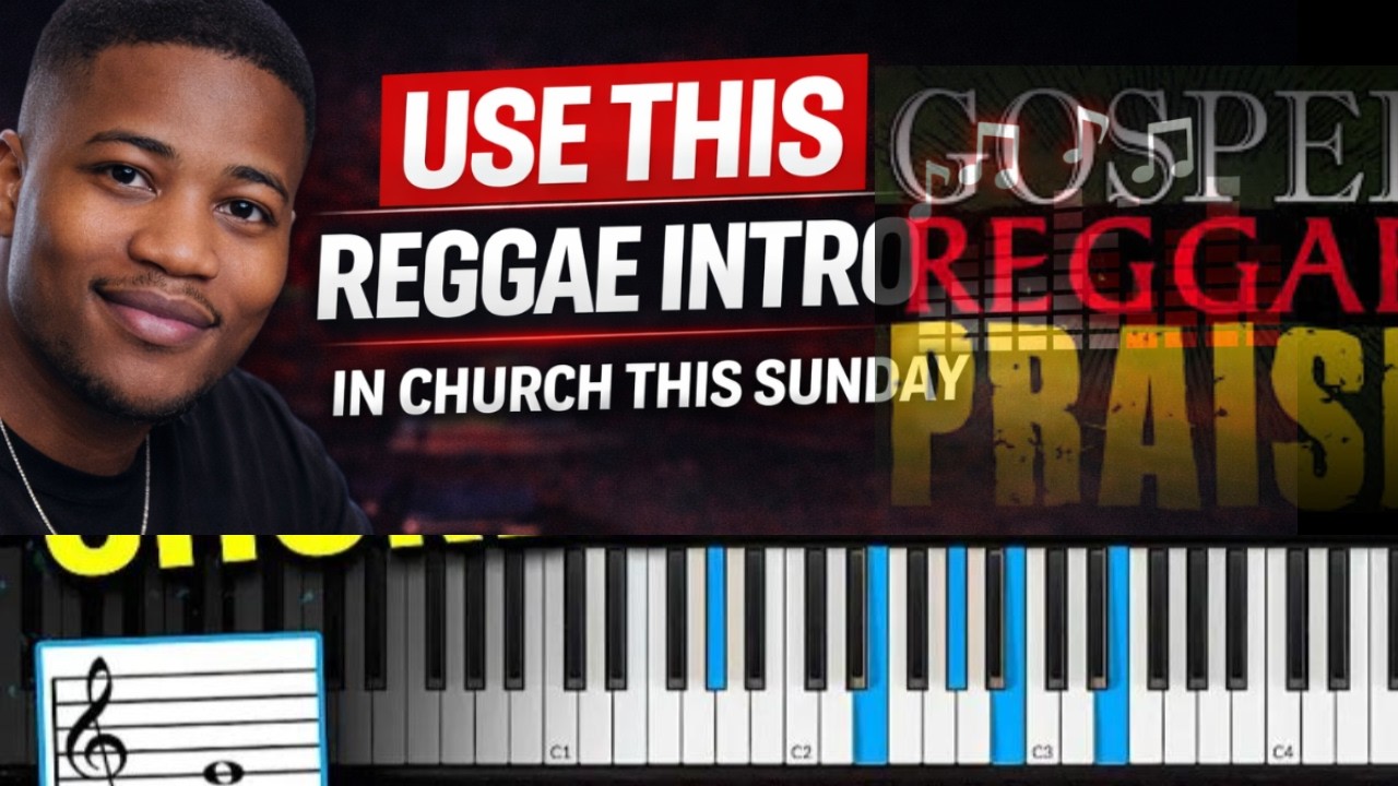 Learn This Professional Reggae Intro & Use It In Church This Sunday 🎹🔥|Gospel Piano Lessons