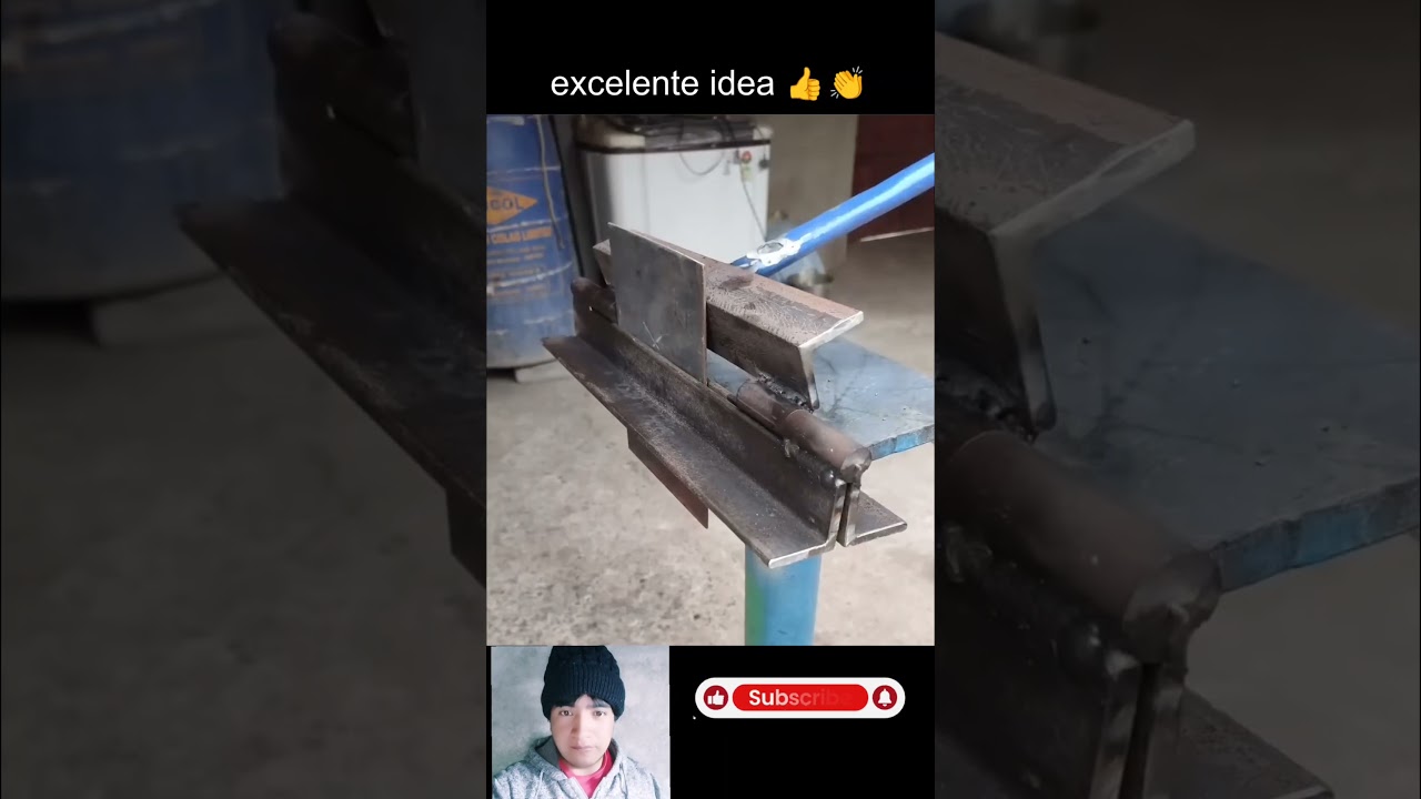 m&iacute;ra como puedes hacer una dobladora casera para l&aacute;minas, ideal para tus trabajos de herrer&iacute;a.