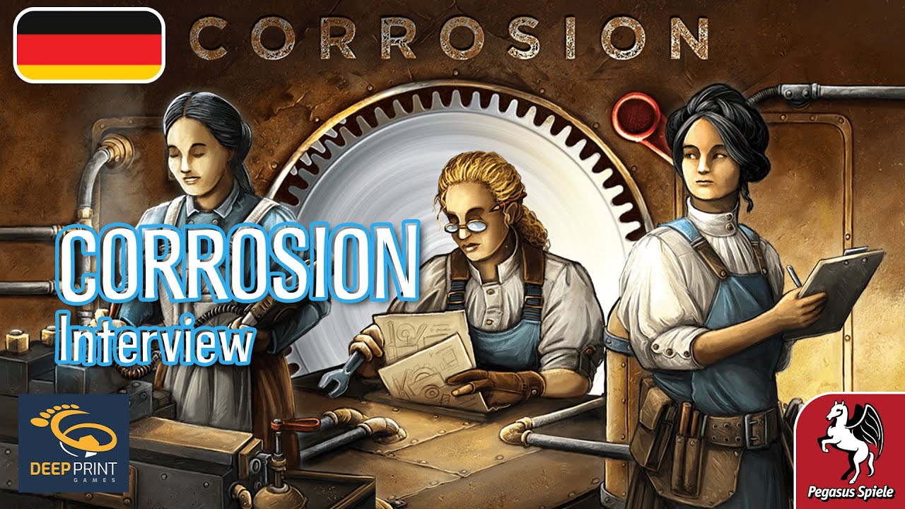 CORROSION |DE| Interview mit Autor Stefan Bauer und Verlag Deep Print Games | Pegasus Spiele