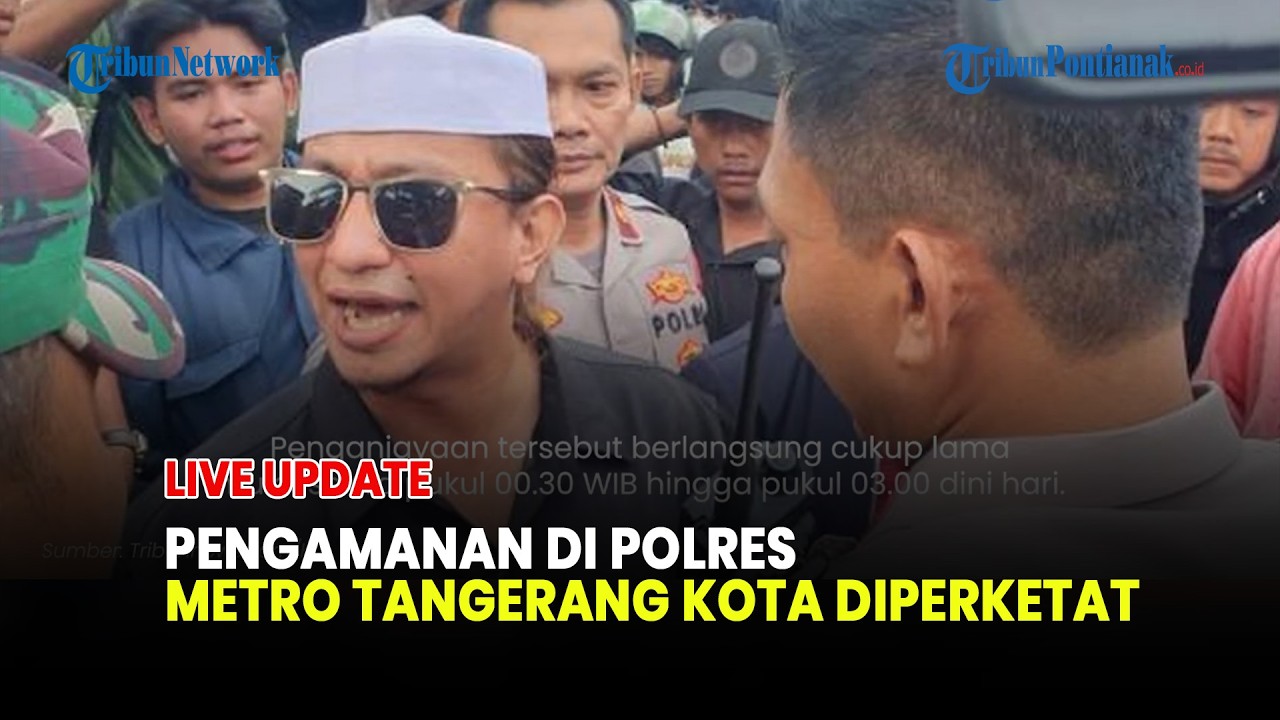 🔴POLRES METRO TANGERANG KOTA  PERKETAT PENGAMANAN JELANG PEMERIKSAAN BAHAR BIN SMITH