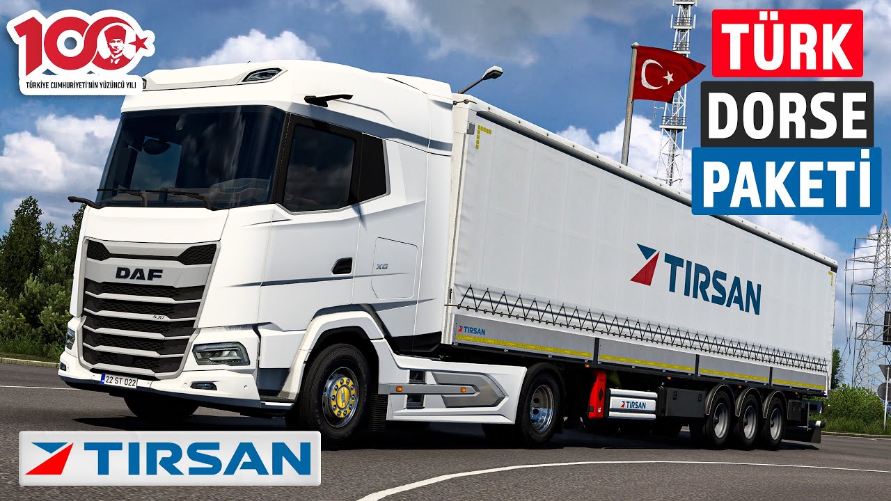 Türk Firması TIRSAN Dorseleri DLC'si ETS 2 için Çıktı!