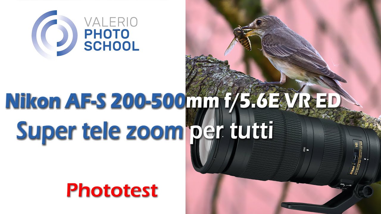 Nikon AF-S 200-500mm f/5.6E VR ED uno superzoom sorprendente