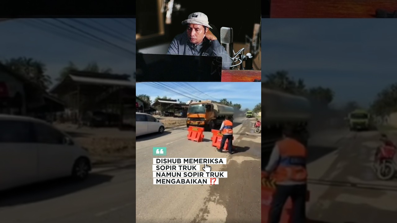 Dishub Tahan Sopir Truk‼️ Reaction Video #truck #dishub #fyp #viral
