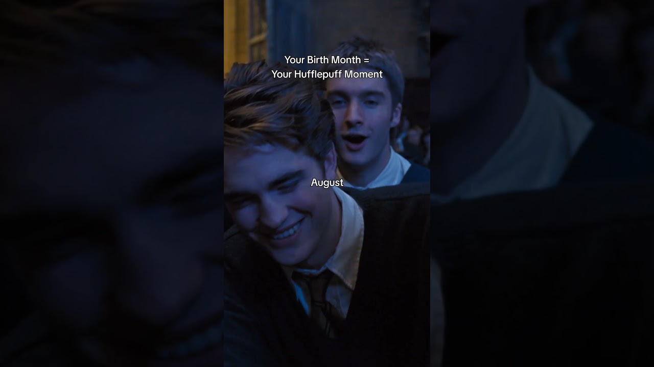 Your birth month is your Hufflepuff moment #HarryPotter #Hufflepuff