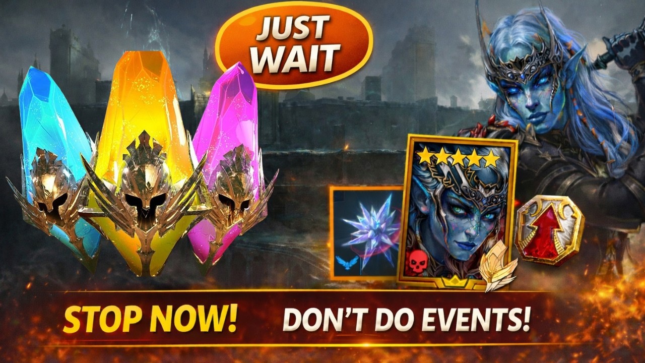 DON'T DO ANY NEW EVENTS UNTIL FRIDAY! WAIT FOR EASIER REWARDS! RAID: Shadow Legends