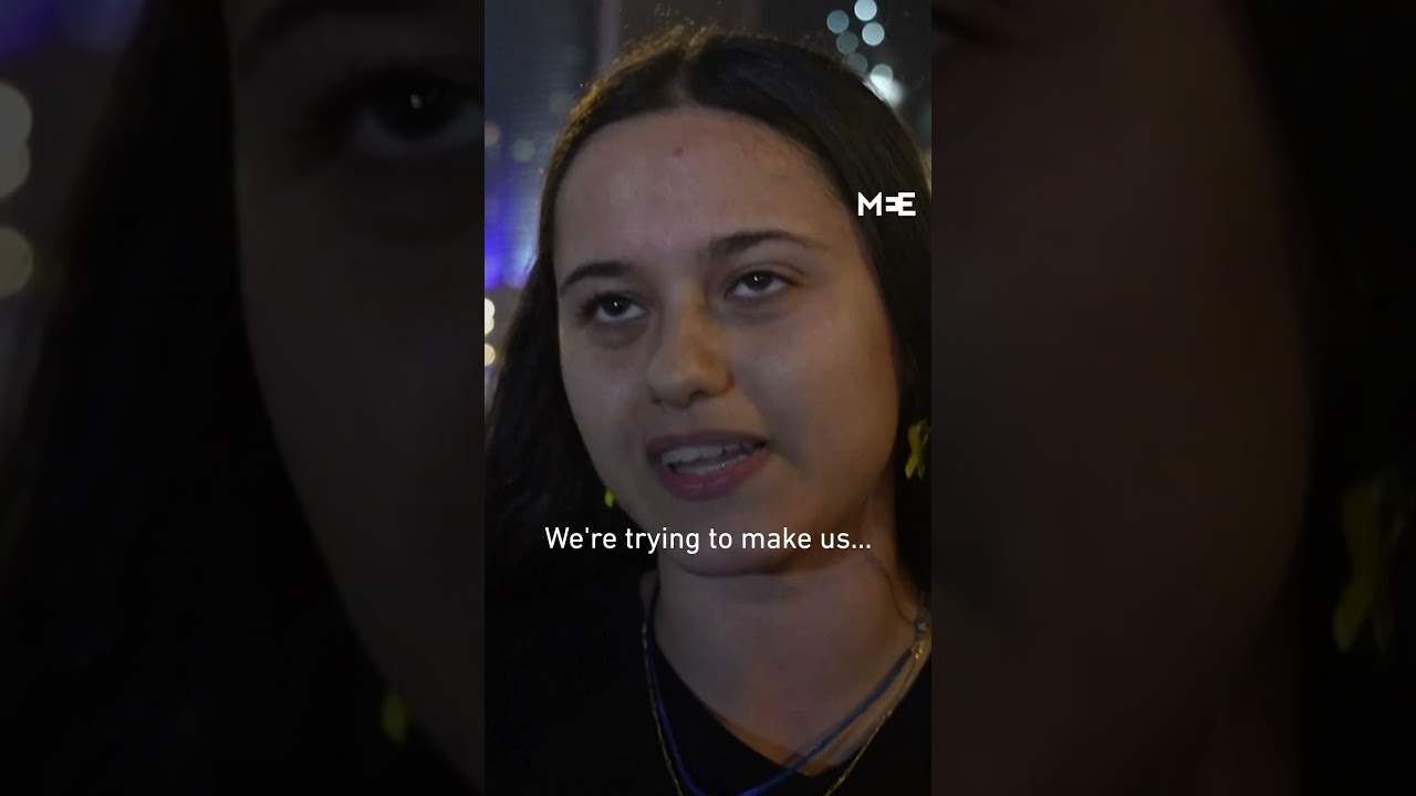 Thousands protest against Israeli government in Tel Aviv