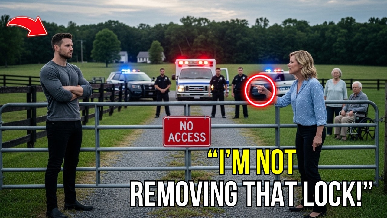 HOA President Padlocked My Front Gate — She Froze When the Ambulance Couldn't Reach Her Own Mother