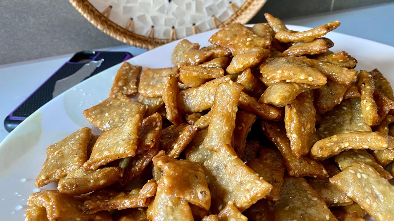 قراقيش بالسمسم حلو فلسطيني بامتياز 🇵🇸🇵🇸👌👌، Qaraqish dessert with sesame