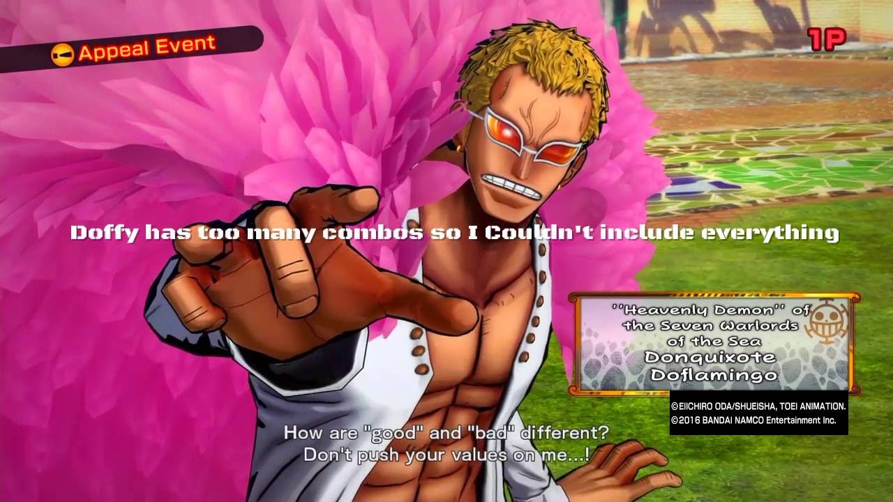 One piece burning blood Doflamingo combos