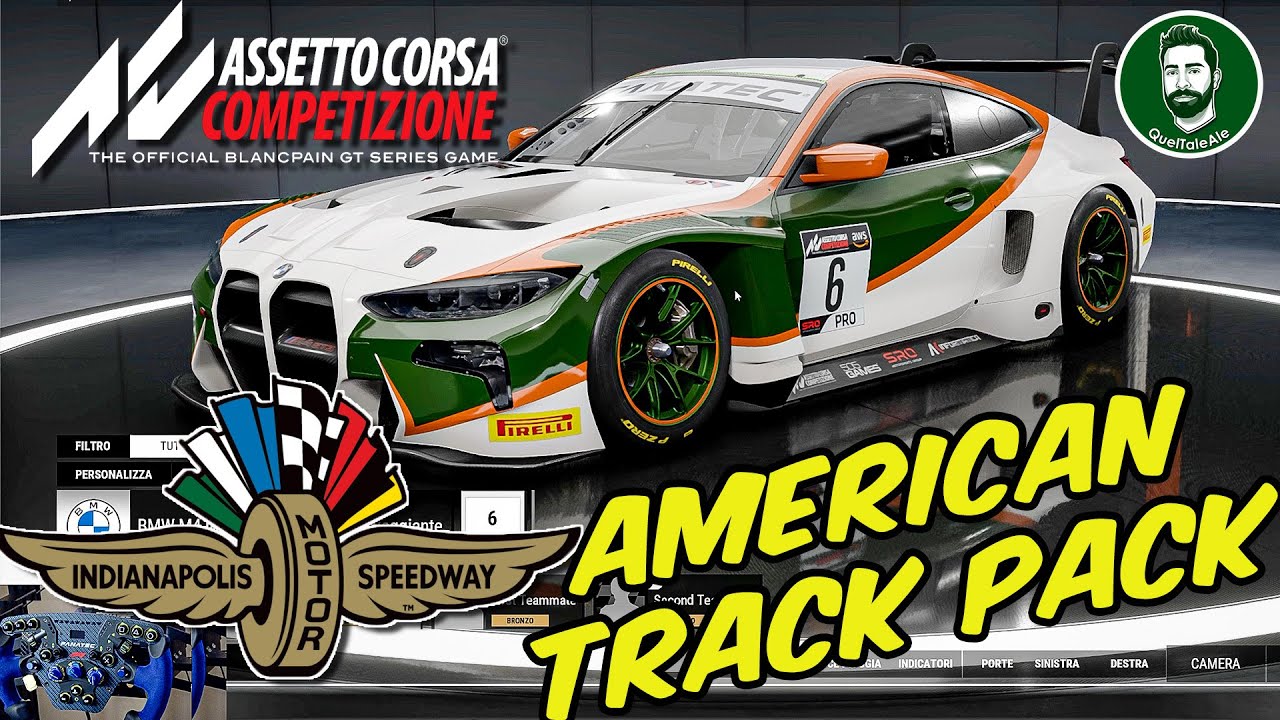 TORNIAMO SU Assetto Corsa Competizione con il DLC American Track Pack