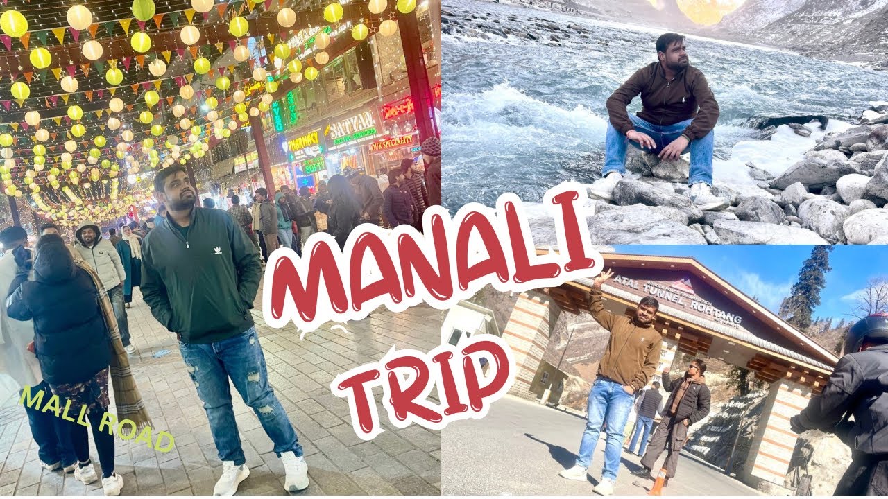 India Ka Longest Tunnel Experience 🚗 | Atal Tunnel → Mall Road | 🏔️ Manali Travel Vlog 