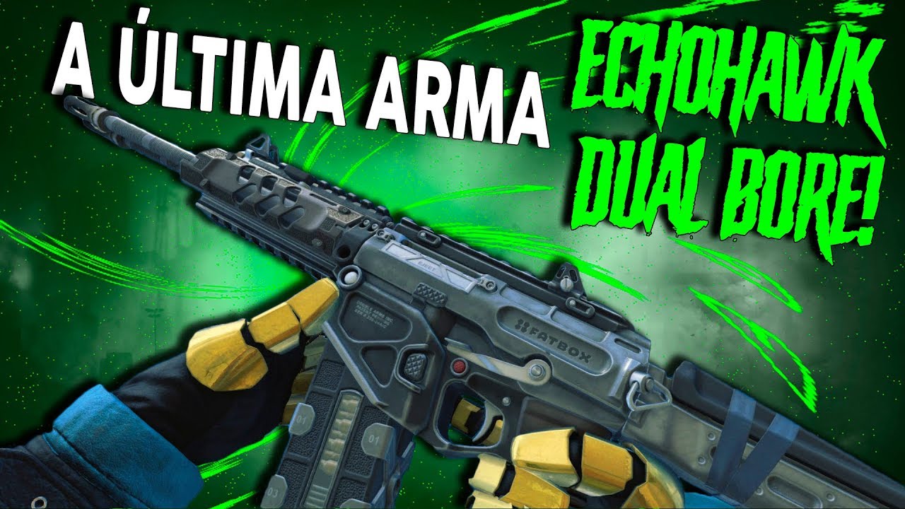 A ÚLTIMA ARMA DE DLC DO BLACK OPS 4: ECHOHAWK DUAL BORE!