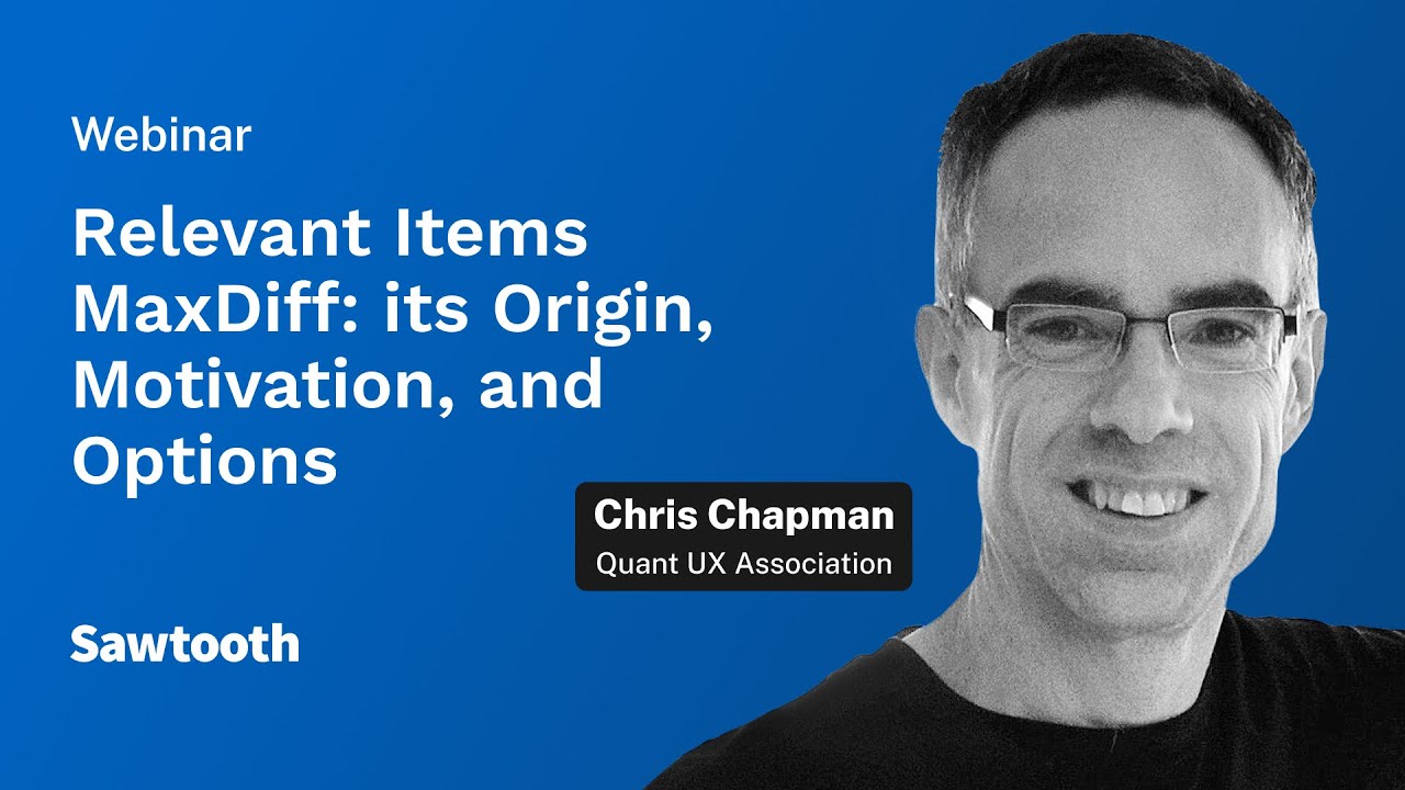 Relevant Items MaxDiff: its Origin, Motivation, and Options