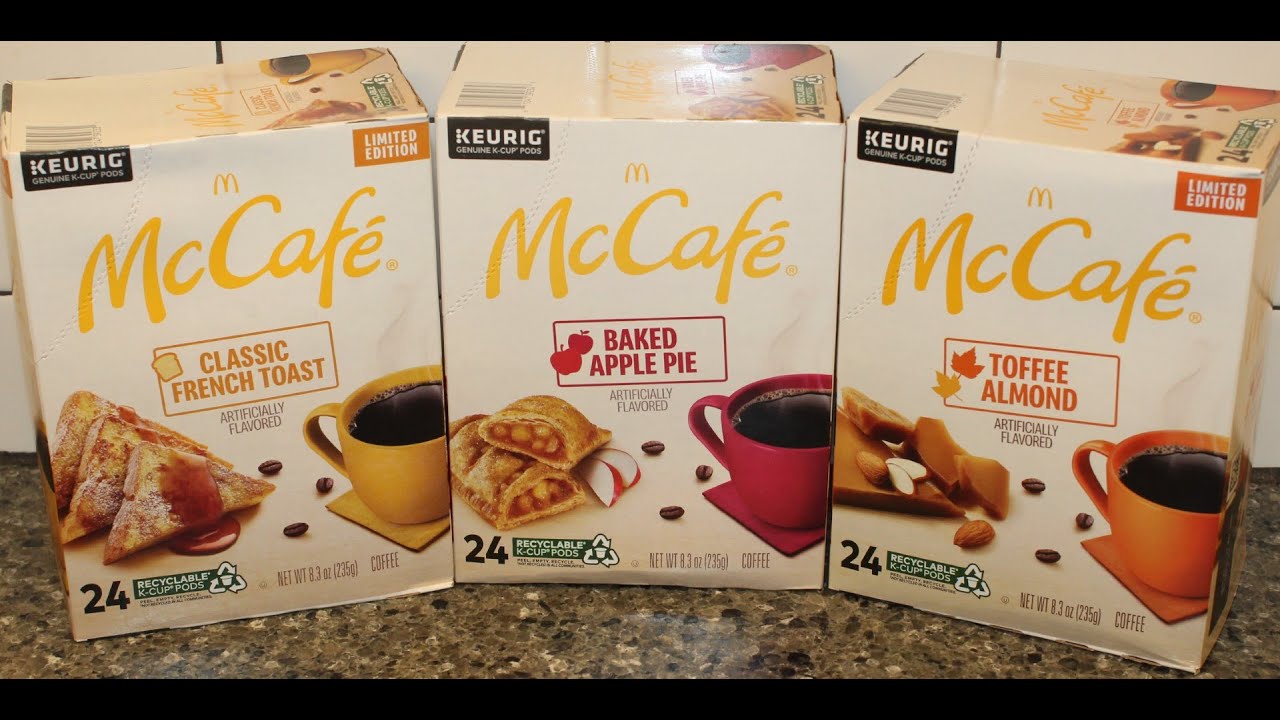 McCafé Coffee: Classic French Toast, Baked Apple Pie & Toffee Almond Review
