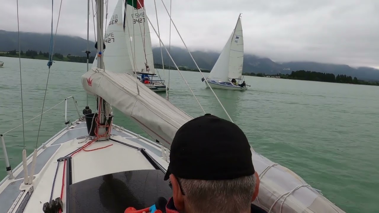 Ansegeln Forggensee 2024 Segelclub Schwangau