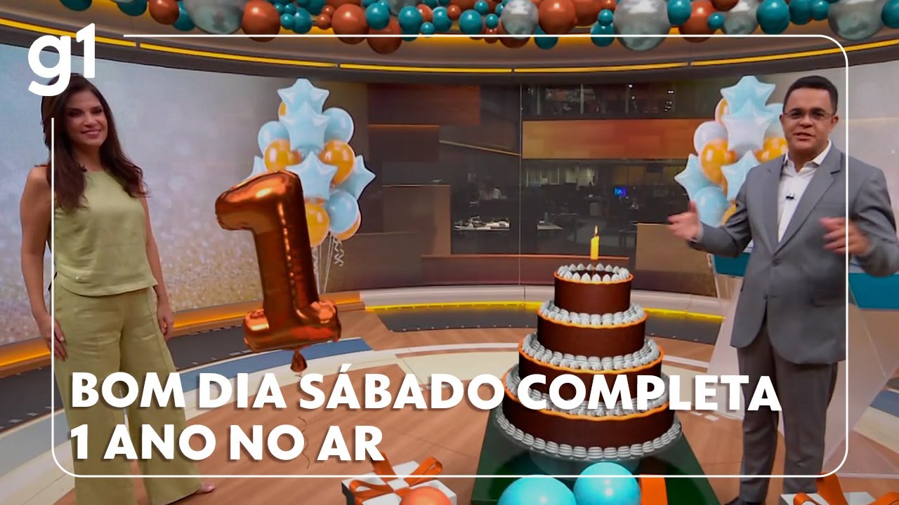 Bom Dia Sábado completa 1 ano no ar #g1