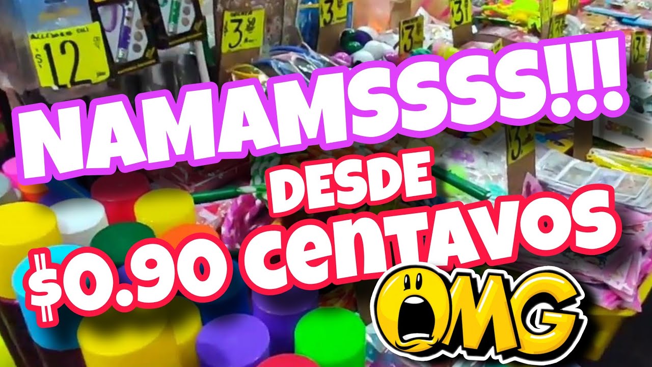 😱Desde $0.90 CENTAVOS 🤯Juguetes súper ECONÓMICOS🤑en LA MERCED😉Slime/Blíster/Planillas/Crecencios🤩
