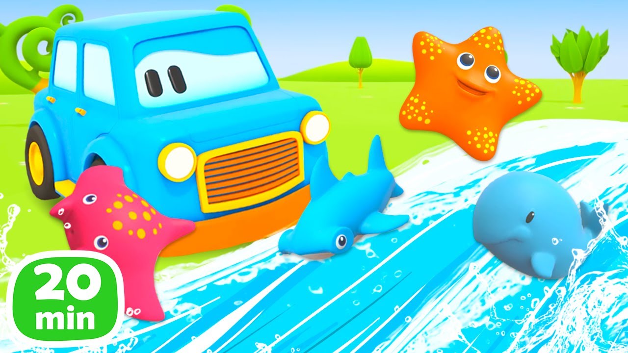 Schlaue Autos - lehrreicher Zeichentrick für Kinder - 3 Folgen am Stück
