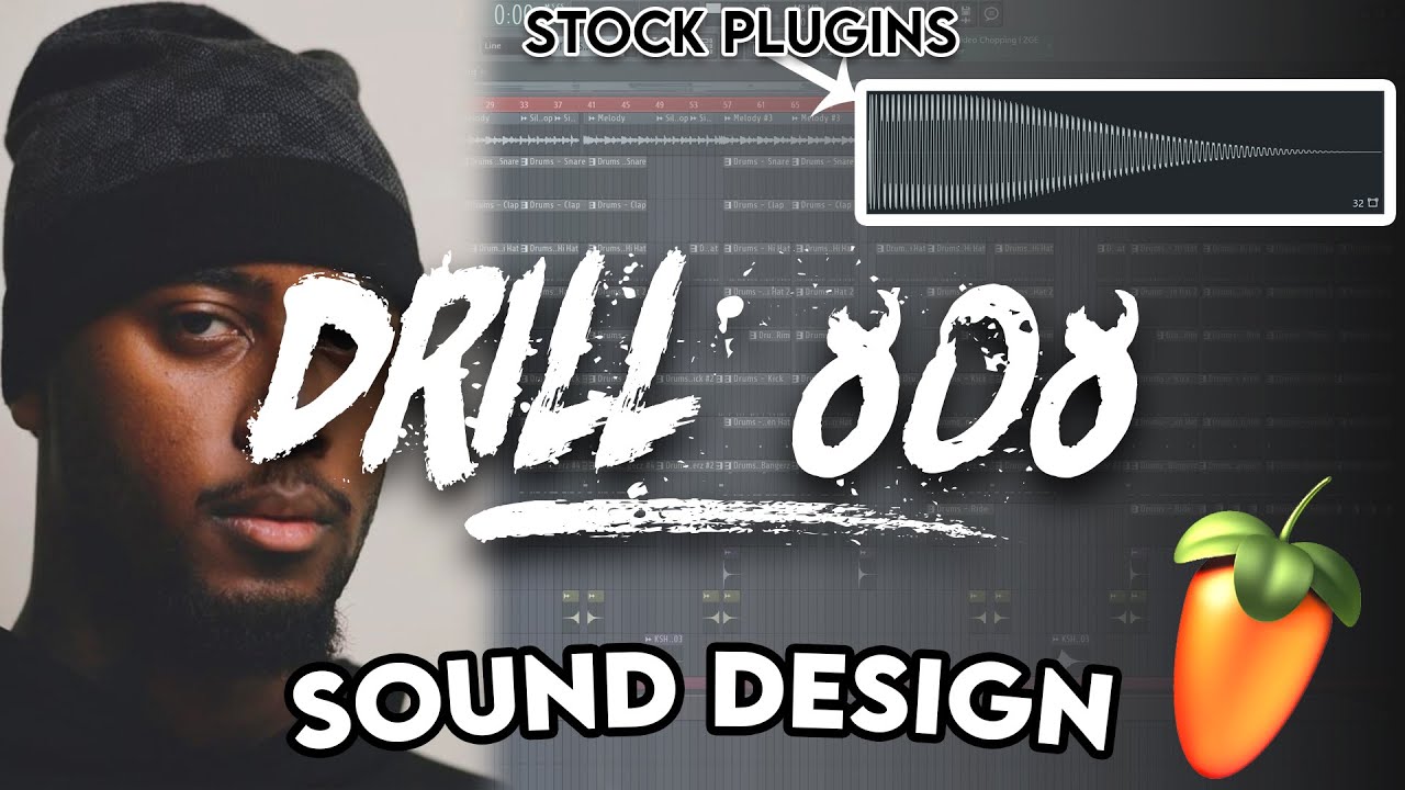 HOW TO MAKE DRILL 808s FROM SCRATCH (Sound Design Tutorial - FL Studio)